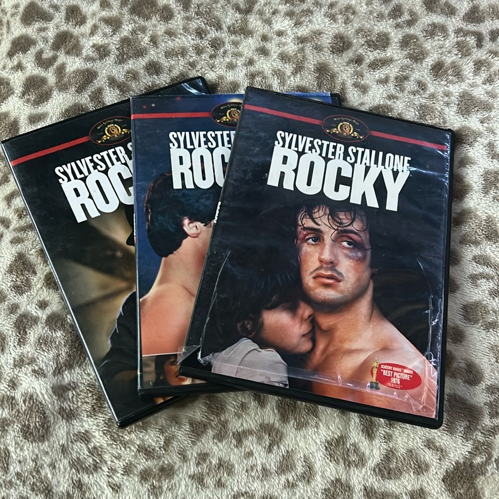 ☑️Rocky III and Rocky DVD Set